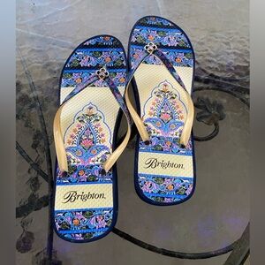 Brighton Women's Luna Wedge Flip Flops